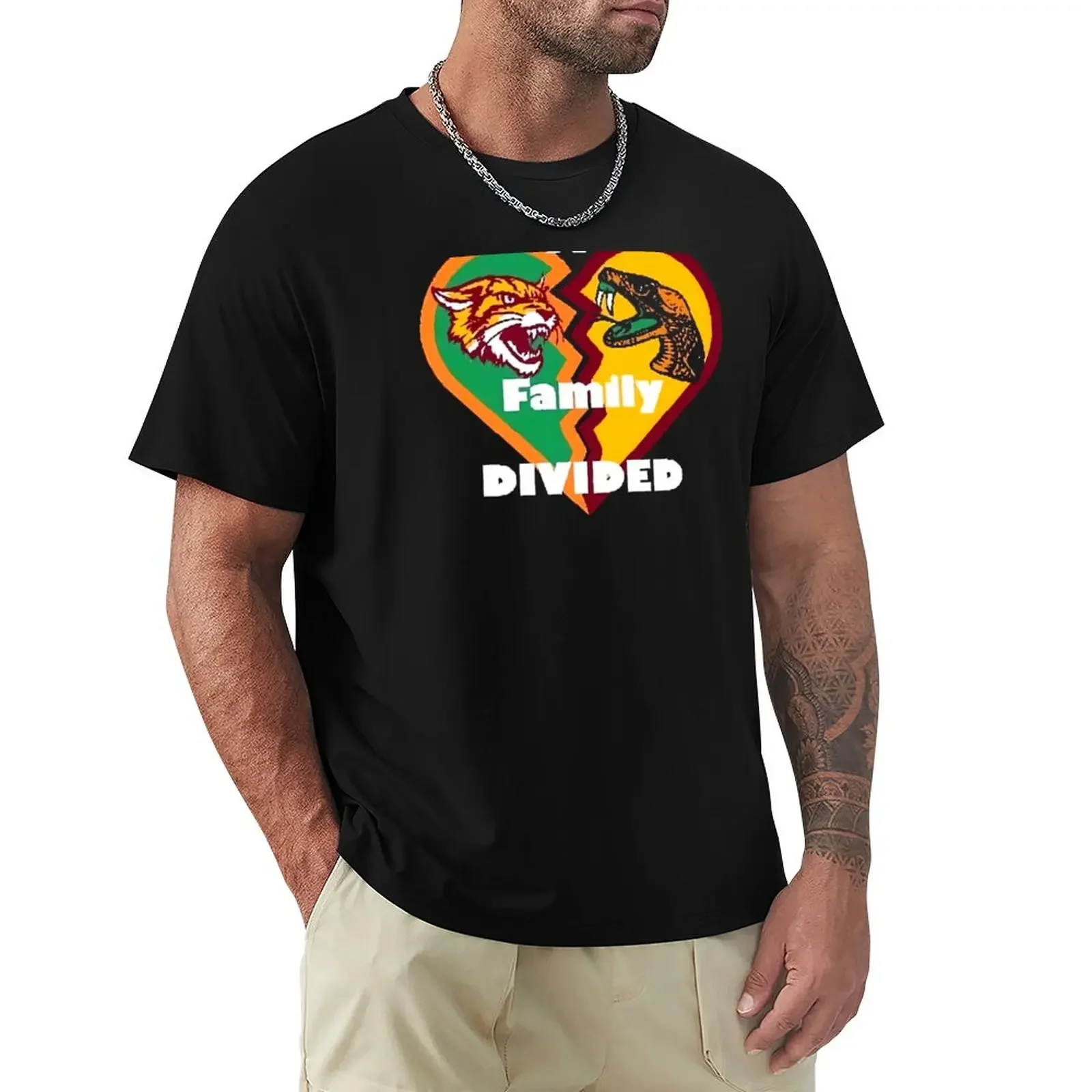 

FAMU-Rattler-Bethune-Cookman-Wildcats-a-Family-Divided T-Shirt anime korean fashion plus sizes heavyweight t shirts for men