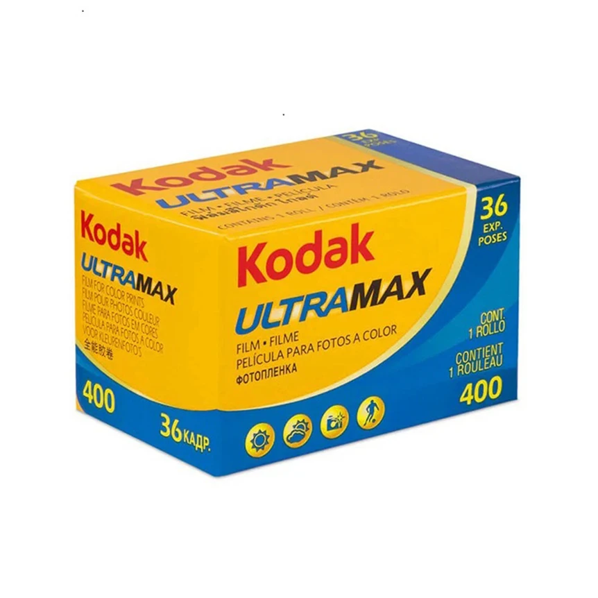 KODAK-UltraMax 400 kolorowy Film do druku, 36 ekspozycji na rolkę, nadające się do aparatu M35, M38, H35 (data ważności: 01/2025)