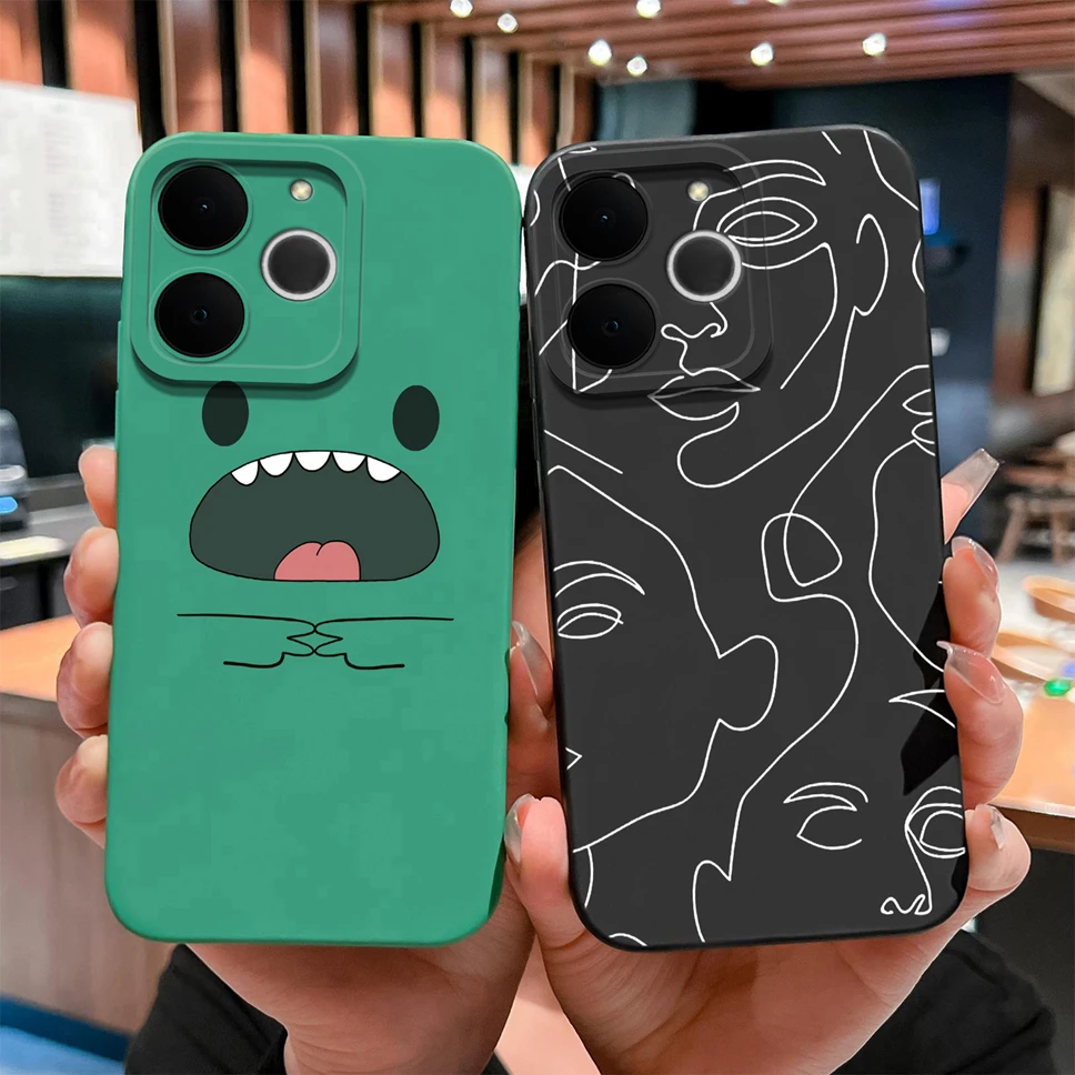 Funny Design Pattern Phone Case - Full Protection High-Quality Anti-Slip Shell