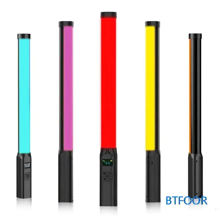 ハンドヘルド 50CM 20インチ RGB カラフル ビデオ スティック ライト