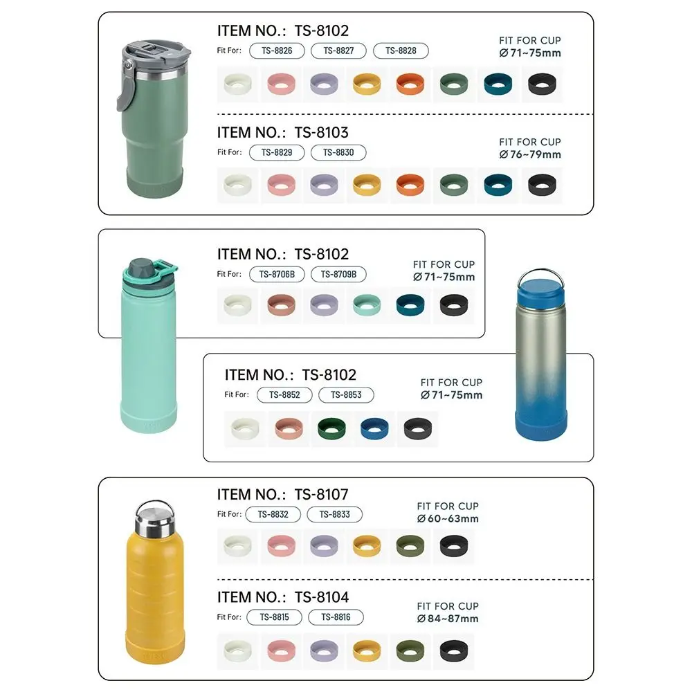 ※tadaHasselblad 500c・80mmf2.8及び付属品 84-87mm Silicone Coaster Bottom Cover for Tyeso Water Bottle
