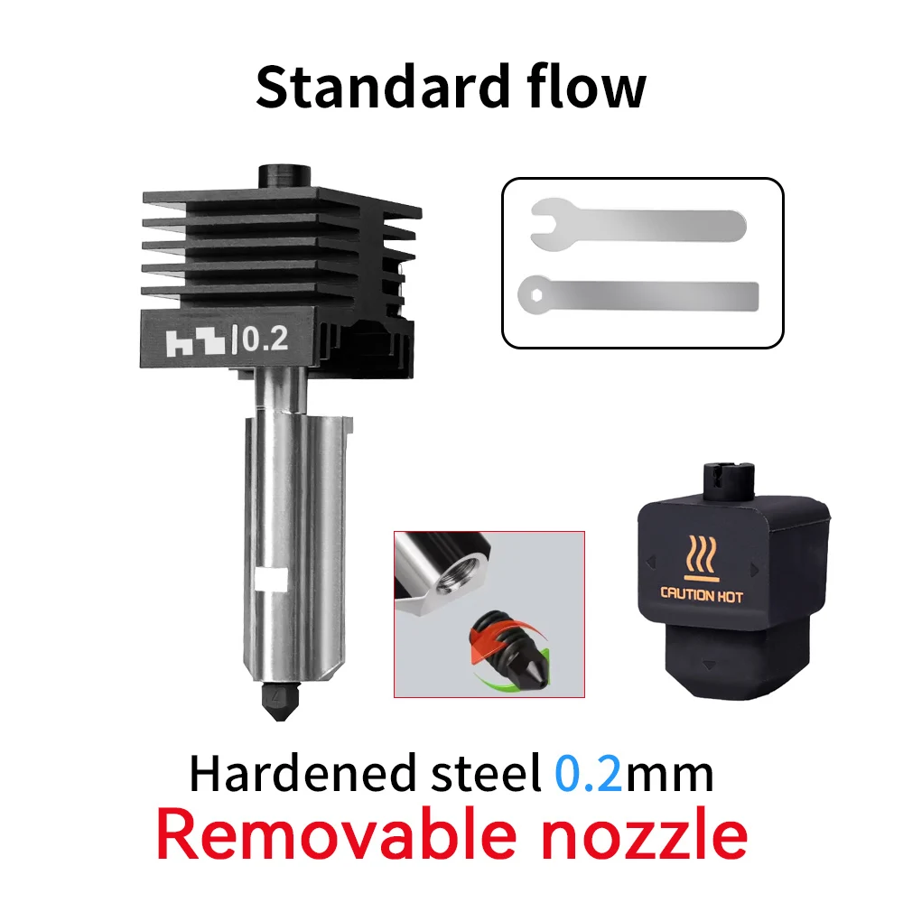 オリジナル H2D H2S P2S ホットエンドキット Bambu Lab 用高速ホット