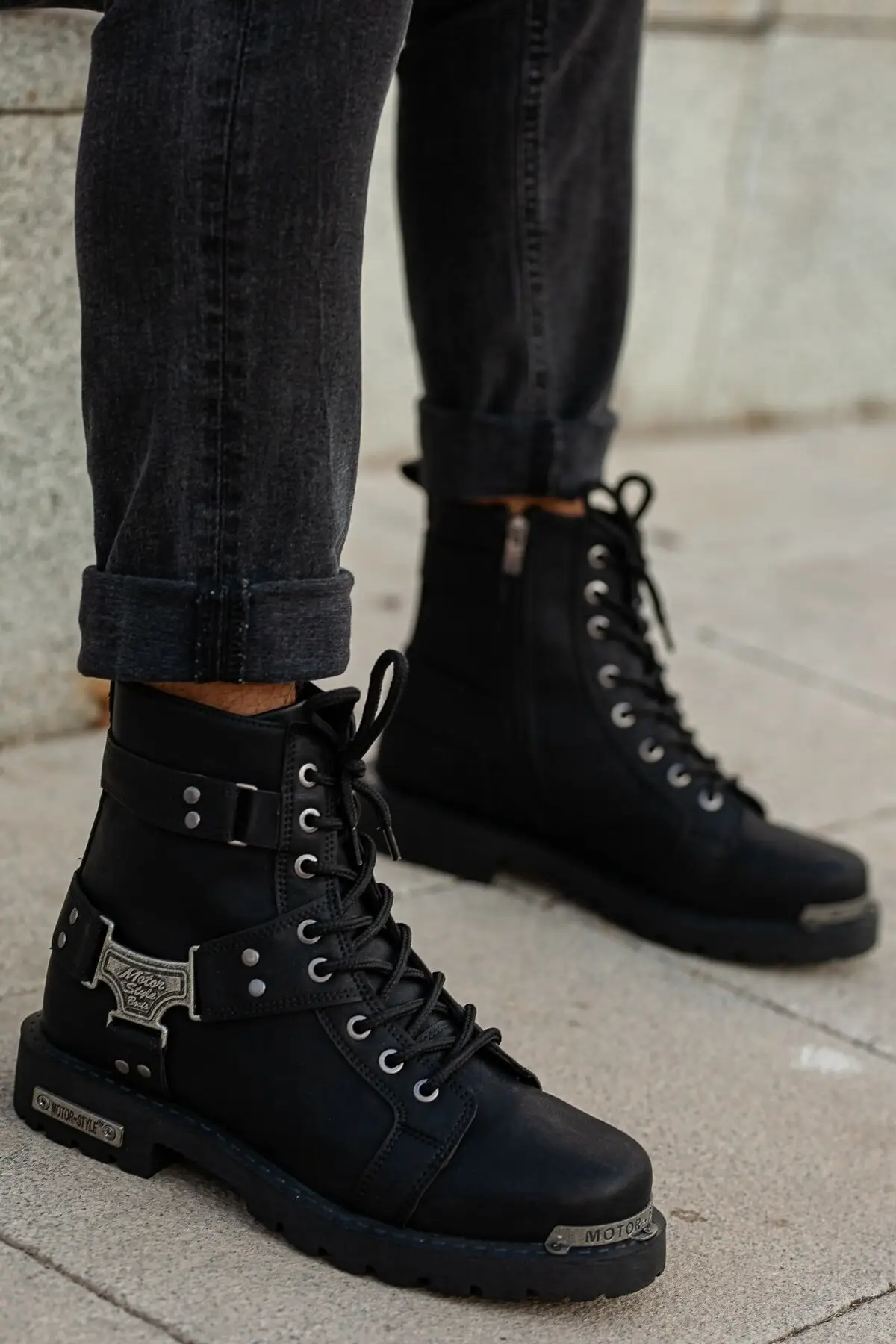 For Women And For Men Black Winter Long Durable Rubber Sole Boots Outdoor Waterproof No Smell
