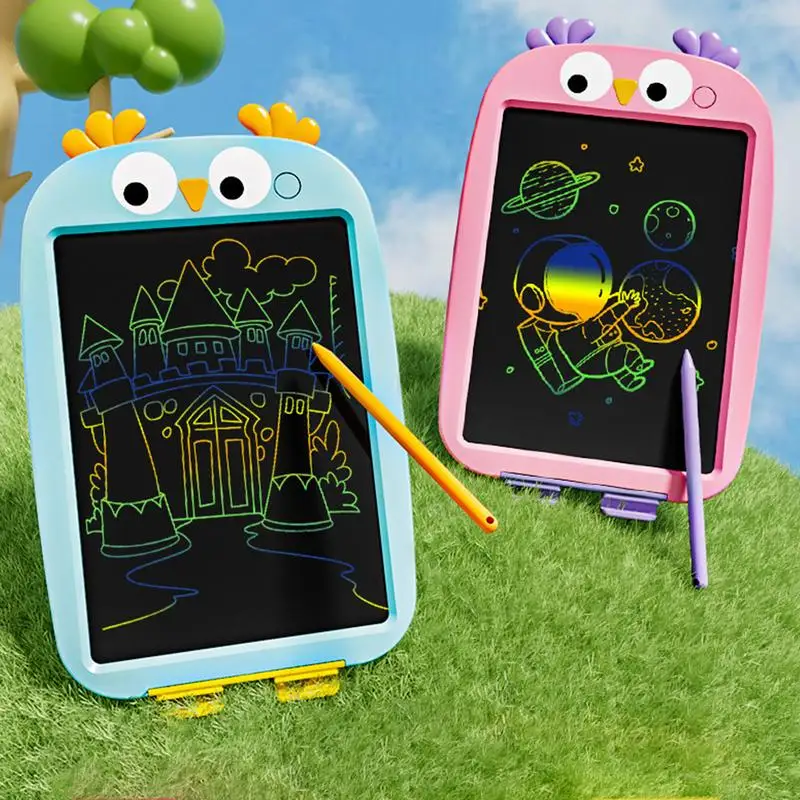 

12 Inch Childrens Drawing Board LCD Screen Writing Tablet Cartoon Animal Electronic Handwriting Pad Learning Toys for Kids