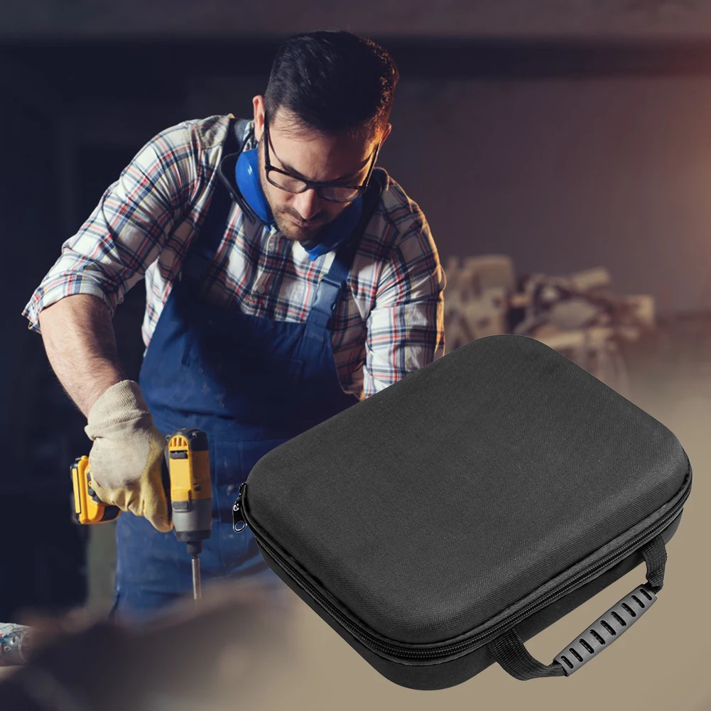 Electric Drill Tool Bag Portable Tool Bags Oxford Cloth EVA Tool Box Large Capacity Electrician Hardware Organizer Carrying Case 6