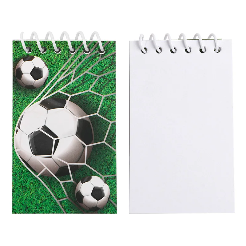 10 Stück Mini-Fußball-Spiral-Notizbücher für Kinder, Jungen, Fußball, Geburtstagsparty, Gastgeschenke, Piñata-Füller, Weihnachtsgeschenk, Schreibwaren – Detail 10