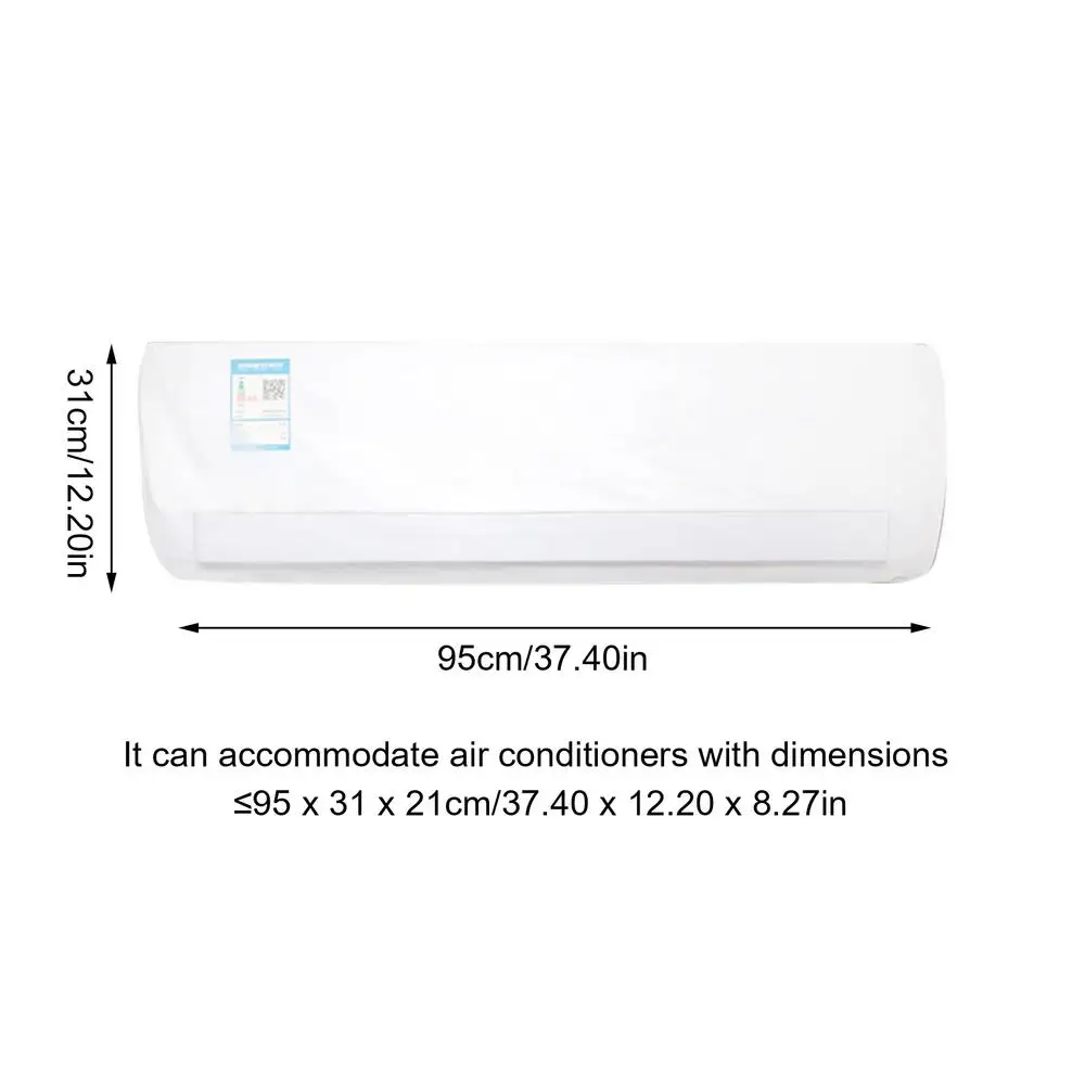 Premium Dustproof Wear-Resistant Wall-Mounted Air Conditioner Protective Cover