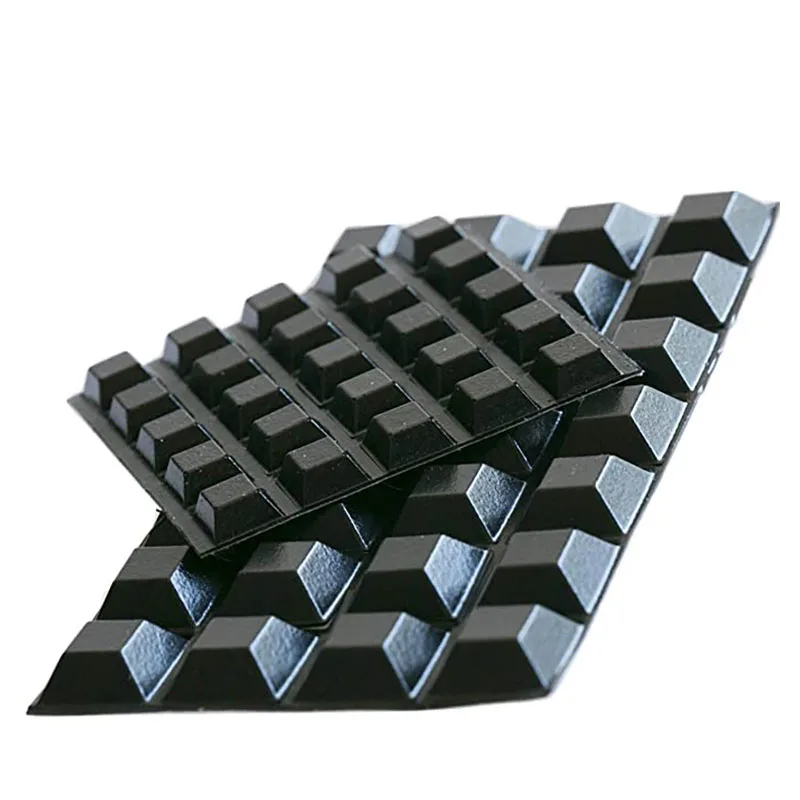 Rubber Furniture Feet Pads Round/Square Self-adhesive Shock Absorber Vibration Absorption Protectors