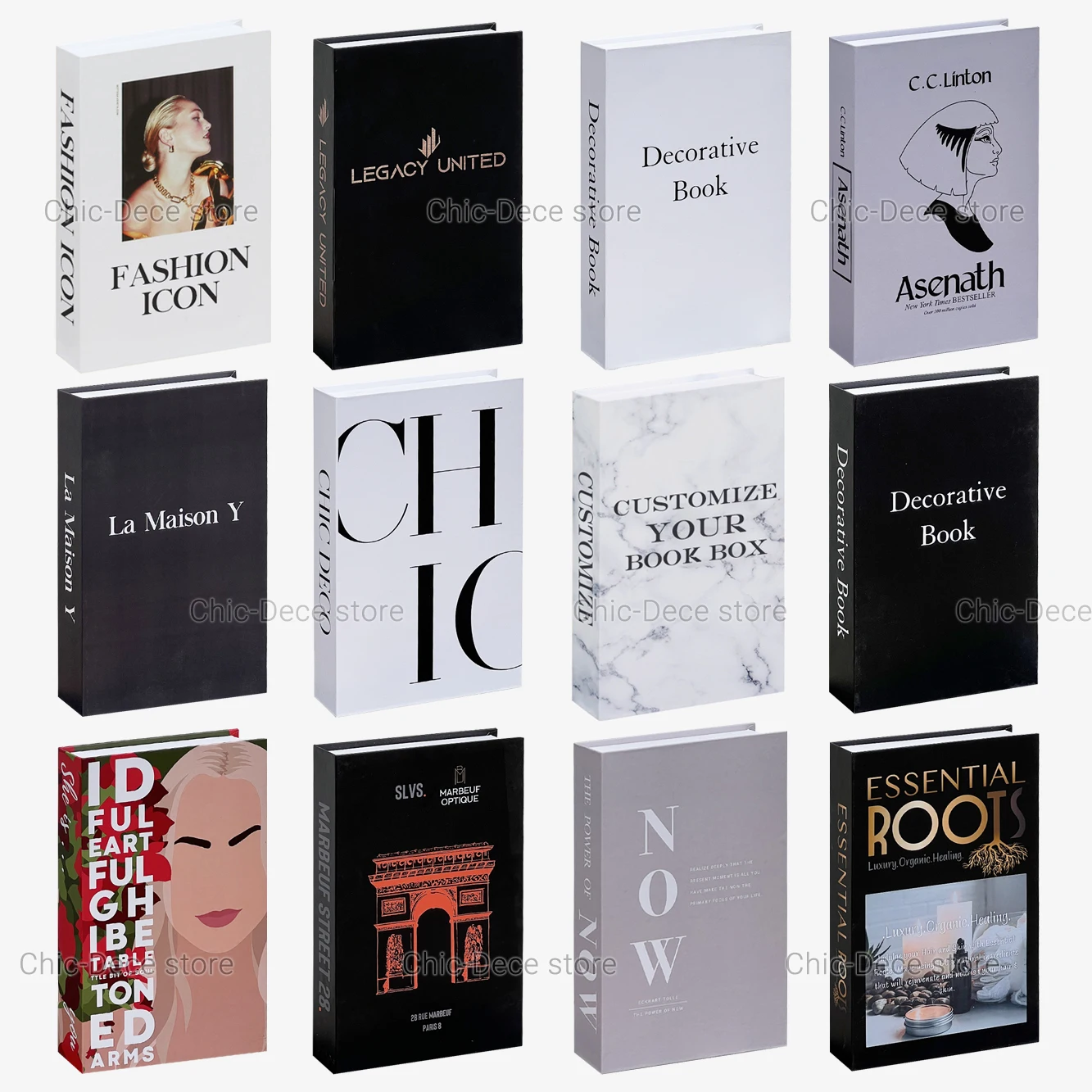 Fake Book Luxury Decoration Chanel  Fake Books Decoration Luxury Box -  Decoration - Aliexpress