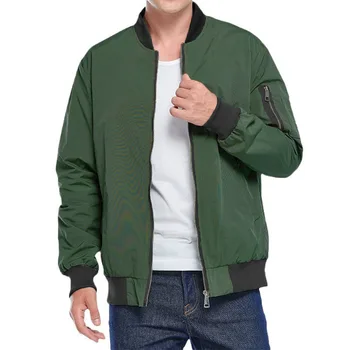 Giubbotti bomber da uomo Outdoor Casual Basic Giacca classica da uomo Streetwear Slim Primavera Autunno Color Blocking Haraju 1