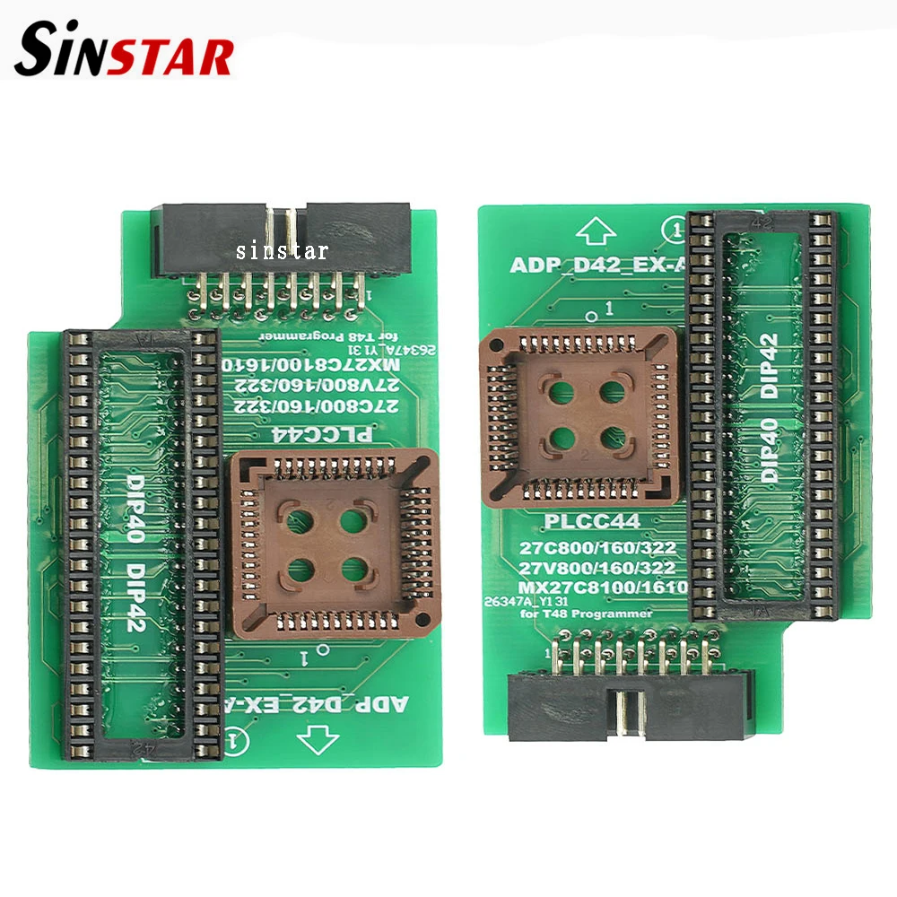 ｃｄ4 XGecu ADP_D42_EX-A Adapter with Black ZIF Socket for PLCC44 DIP42