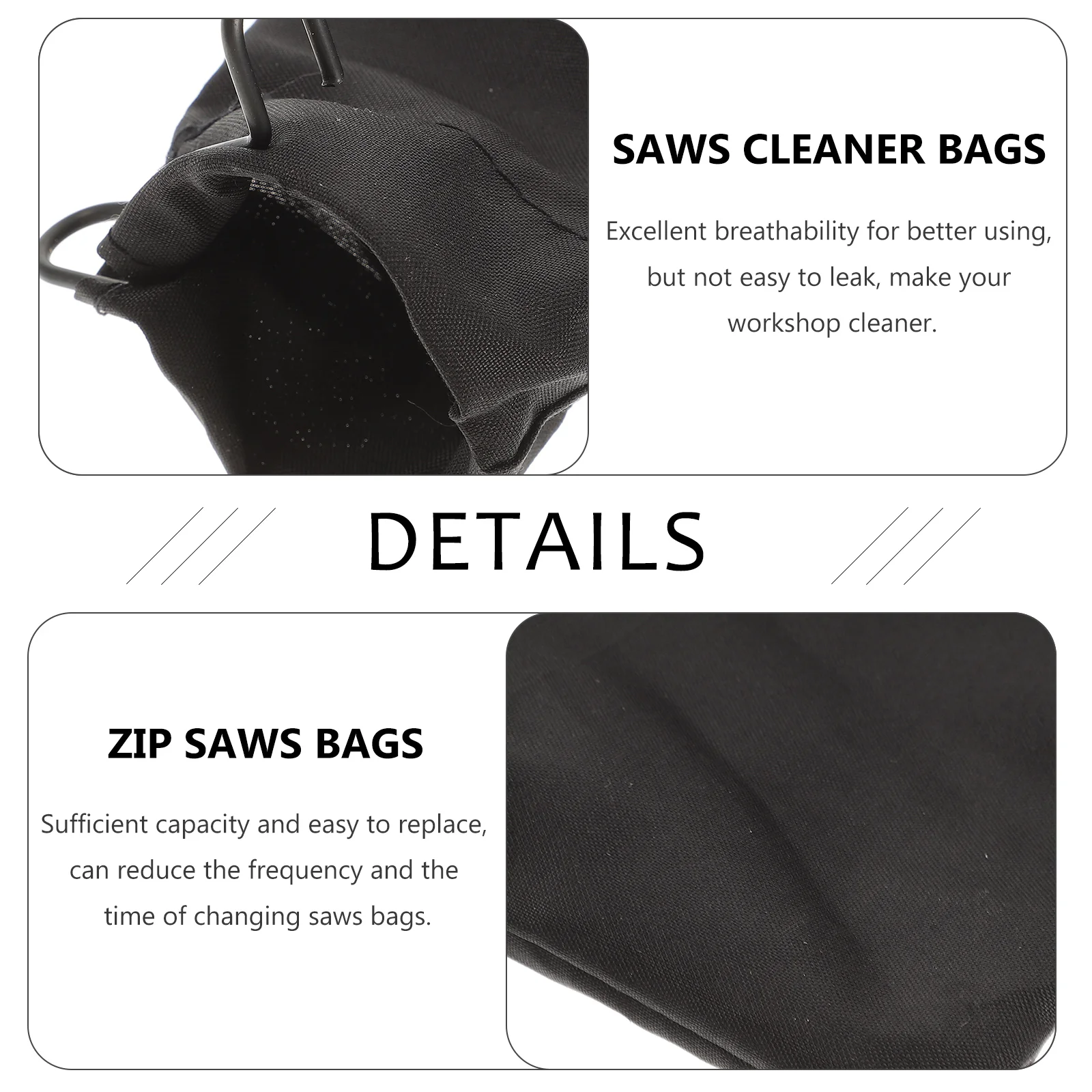 Universal Cleaner Bag Dust Collection Bag Cutting Machine Dirt Collecting