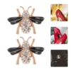 2 Pcs Wedding Shoes Buckle Accessories for Girls Buckles Decor Bag Charms Metal Clips Ornaments 4