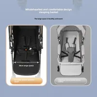 EG7-Poussette Légère et Pliable pour Bébé, Landau Bidirectionnel, Inclinable, Portable, Compacte, pour Voyage et Tout-Petit 3