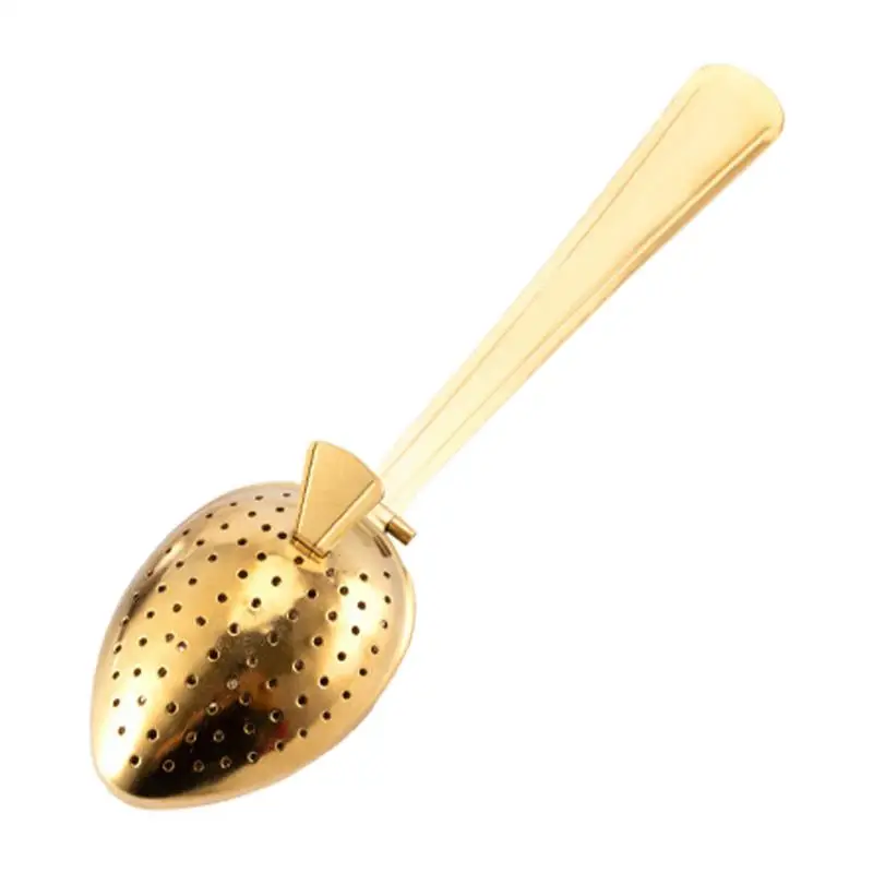 Stainless Steel Strainer Spoon Kitchen Colander Spoon Filter Strainer Food Scoop Perforated Skimmer Colander
