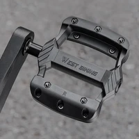 Pédales de vélo en nylon à 3 roulements WEST BIKING, pédales antidérapantes pour route/VTT 5