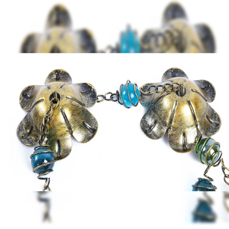 Iron Flower Umbrella Rain Chain for Temple Courtyard Drainage