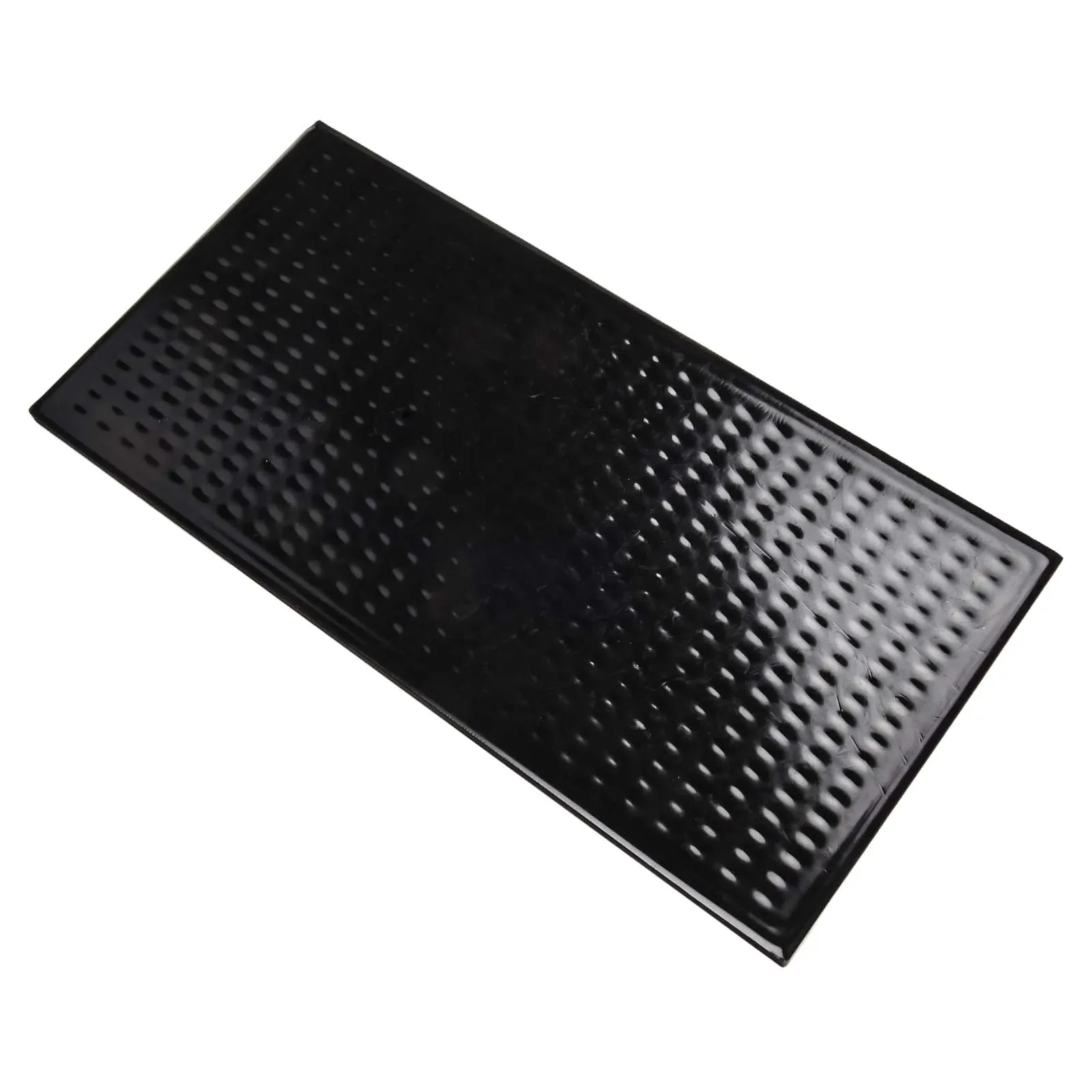 Cocktail Pad Bar Mat Washable Drip Mat Home Non Slip Reliable Silicone 10*10CM/15*30CM/30*45CM Black