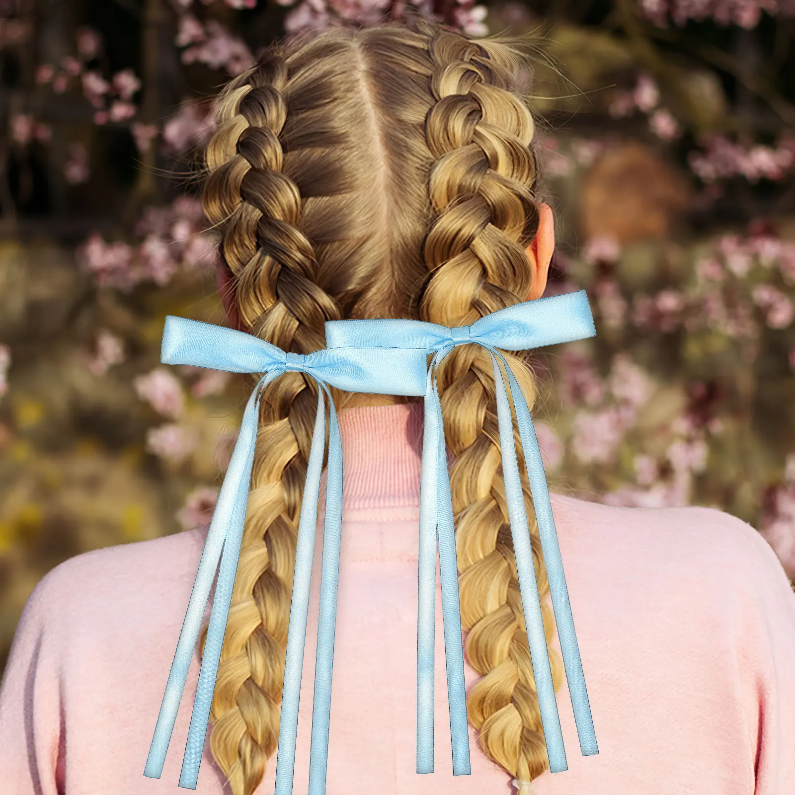 16Pcs 활 모양 헤어 클립 패브릭 리본 리본 매듭 액세서리 스타일링을위한 귀여운 헤어 바레트 여성 소녀 귀여운 머리 장식