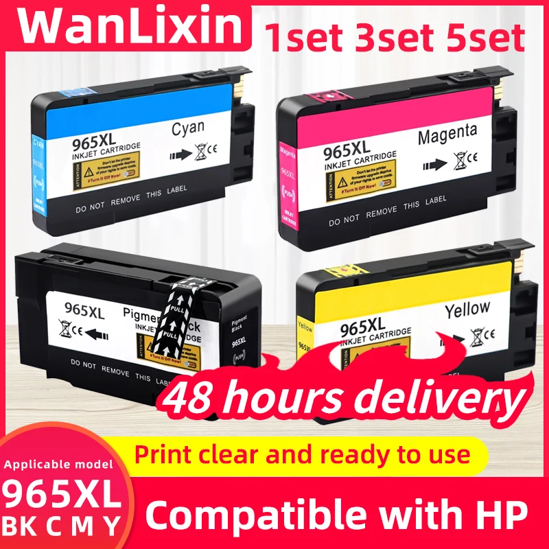 962 963 964 965 Cartouche D'encre Complète Compatible Avec HP Officejet Pro 9010 9012 9013 9014 9015 9016 9018 9019 9020 9022 9023 9024 9025 Imprimante