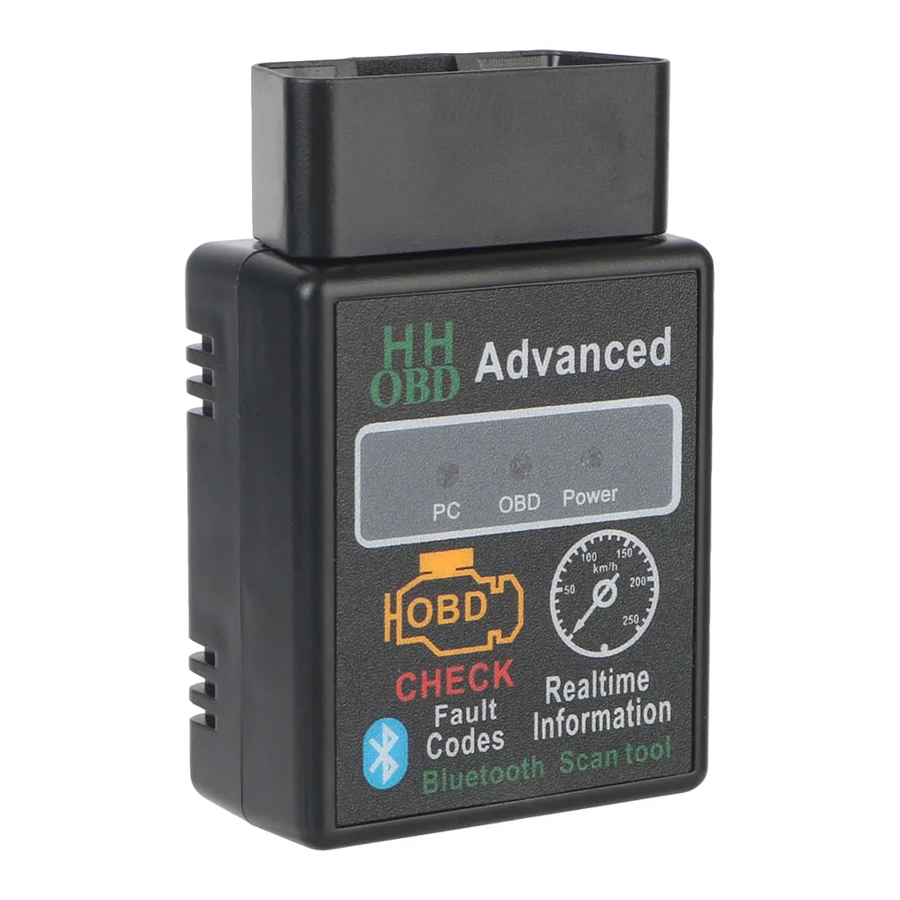 Mini Elm327 V2.1 Bluetooth HH OBD Elm 327 Advanced OBDII Lettore di codici dello scanner per strumento di diagnostica per auto OBD2 per Android - Cina Strumento, scanner