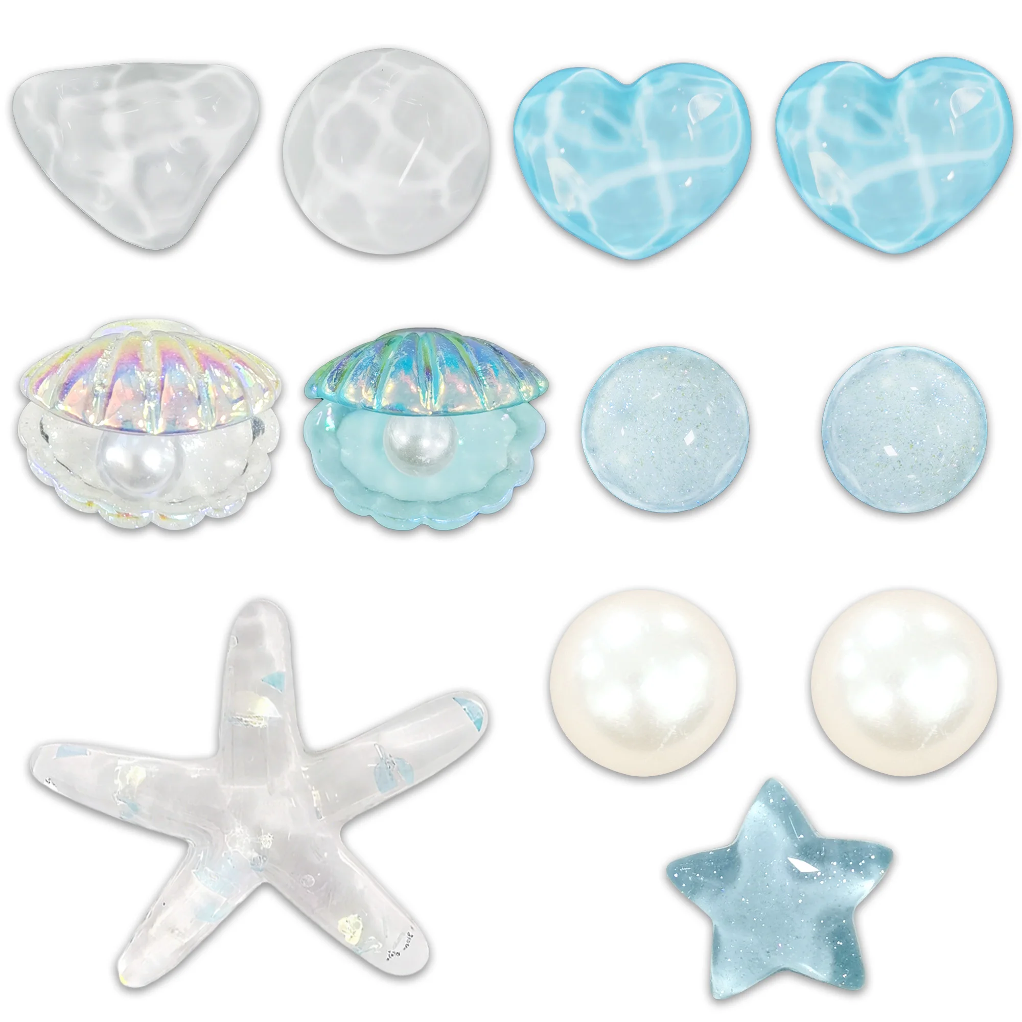 Sea Shell Shoe Charms for Clogs Accessories DIY Silde Sandals Gardens Shoe Decoration Buckles Pins Boys Girls Gifts