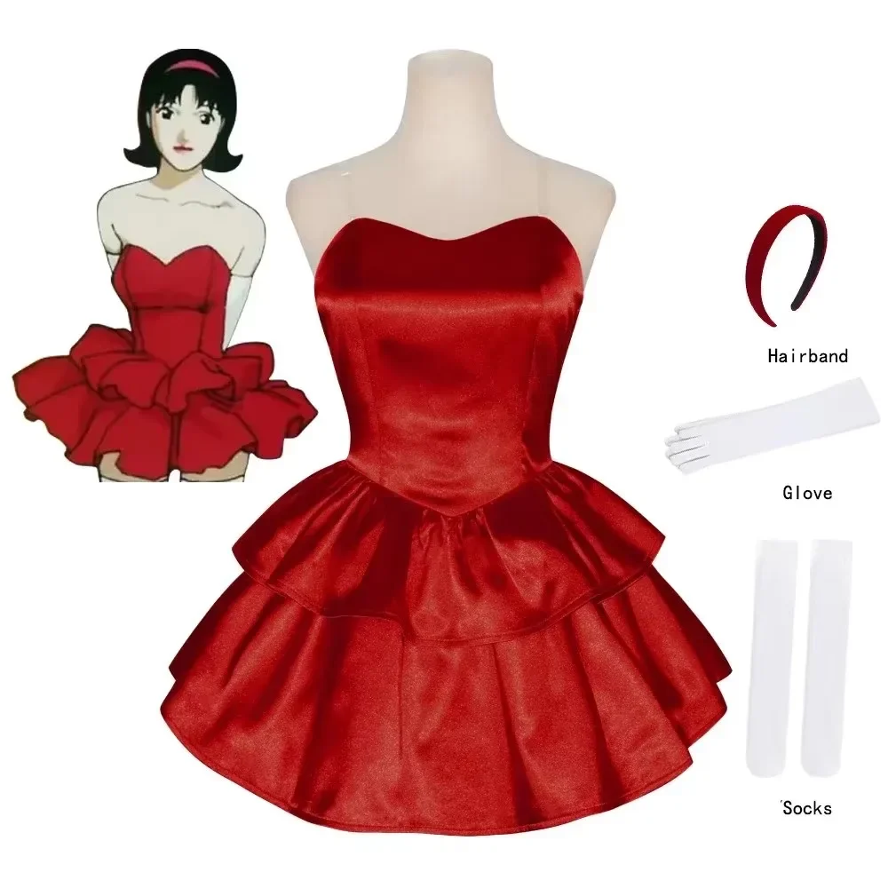Generic Red Strapless Tube Dress Costume for Women (Unofficial)