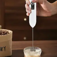 1Set Small Coffee Whisk 304 Mixer Milk Frother Household Egg Beater Milk Frother Multi-Functional Blender Kitchen Blender
