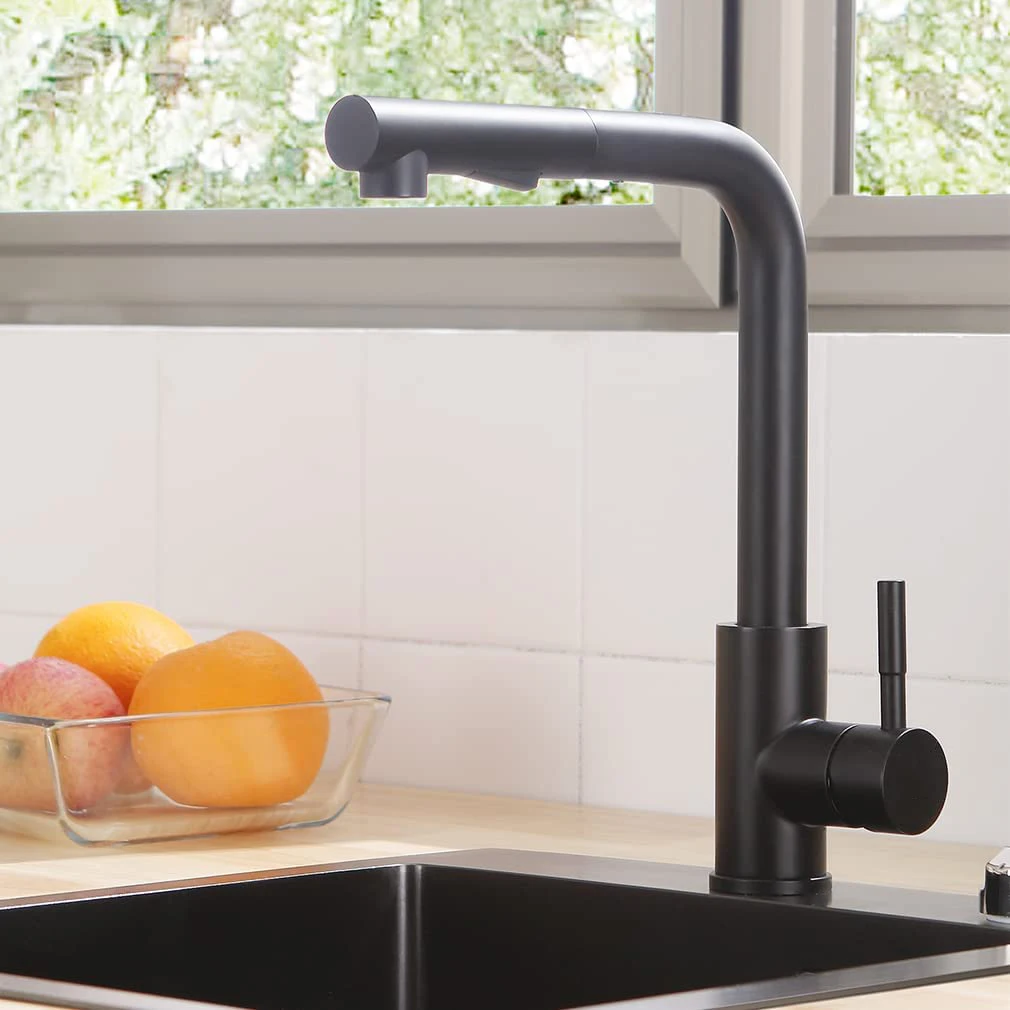 Black faucet