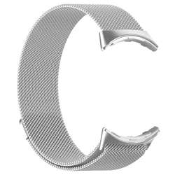 Magnetic Stainless Steel Watch Band Bracelet - Metal Straps Accessory for Pixel Watch 1 2 (Silver)