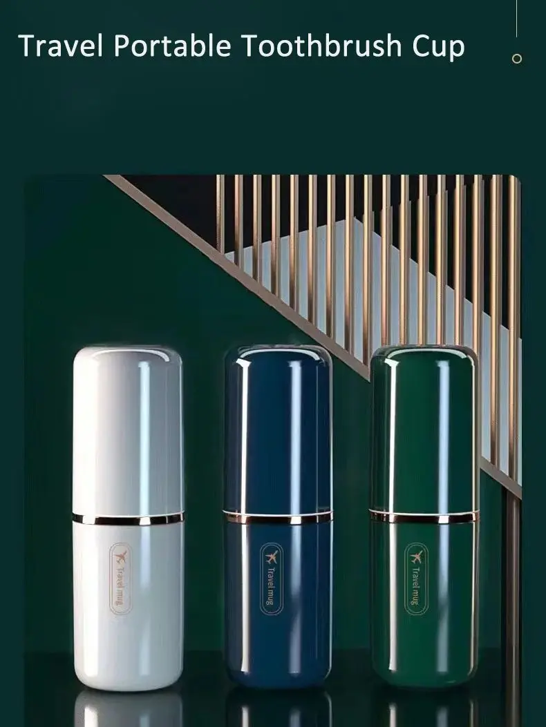 Portable Toothbrush And Toothpaste Travel Case For Bathroom_voghion.com