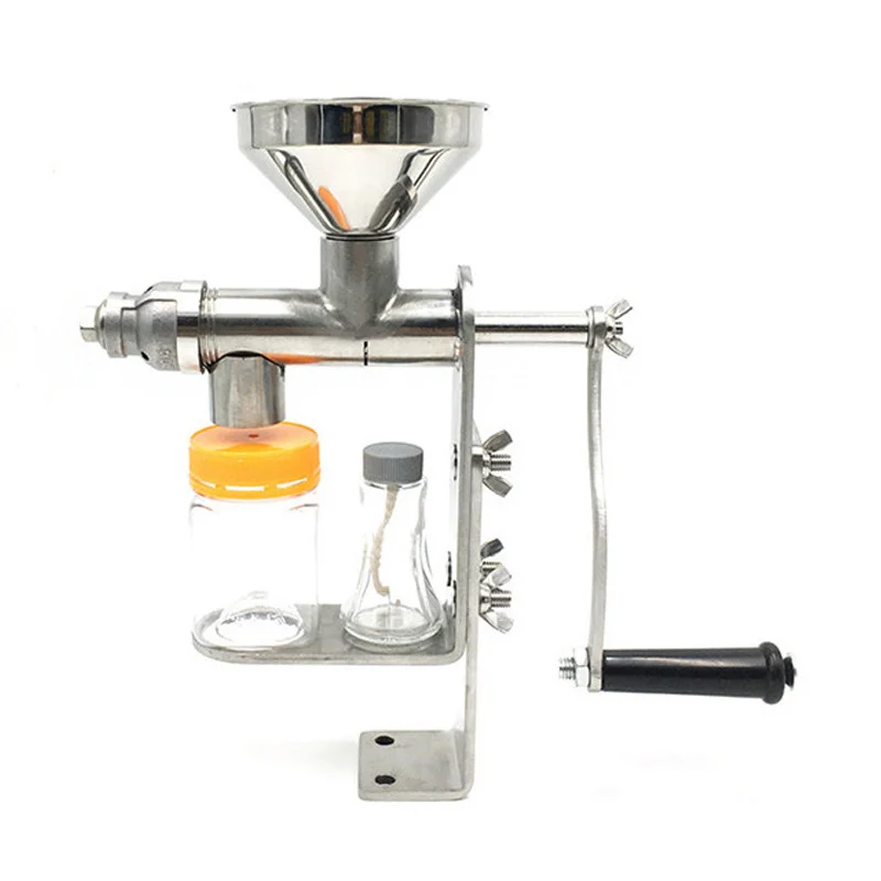 

Multi-function Oil Pressing Machine Manual Oil Presser Household Stainless Steel Vegetable Rapeseed Small Sesame Oil Press