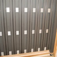 DIY Wood Plastic Composite  fencing 1.8*1.8 M(6ft) Aluminium Wpc Panel Fence 2