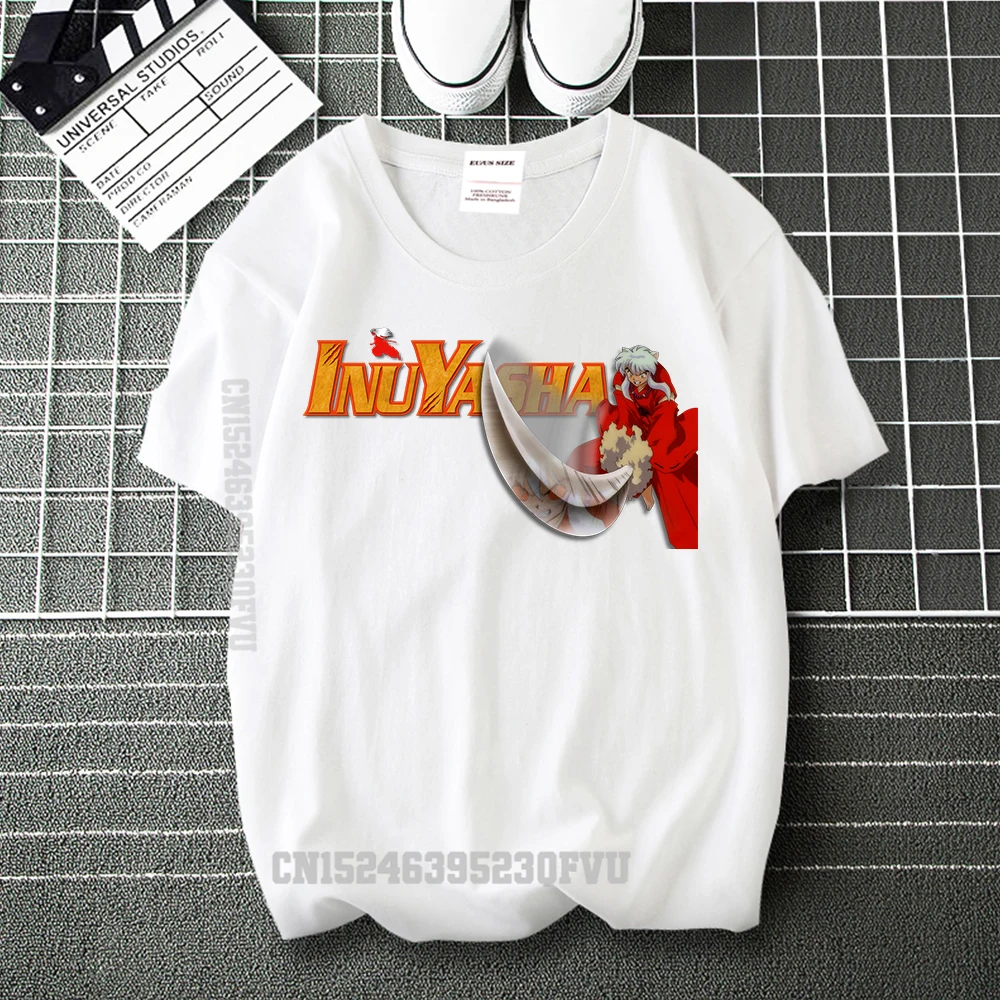 

Новинка 2021 хлопковые футболки премиум-класса Inuyasha для мужчин и женщин, повседневные футболки, летние Брендовые мужские футболки, мультяшная футболка в стиле Харадзюку
