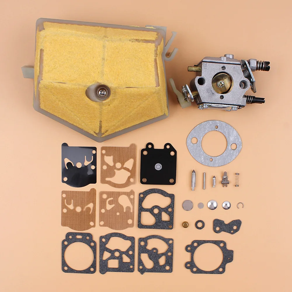

Carburetor Air Filter Carb Rebuild Repair Kit For HUSQVARNA 51 55, 55 Rancher Chainsaw Parts Walbro Carby