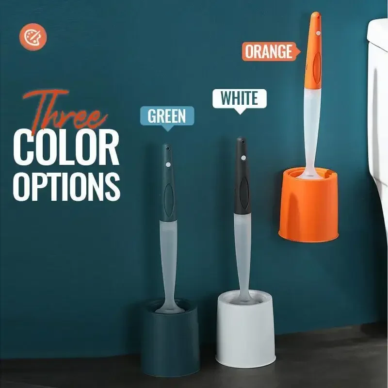 New Toilet Brush with Soap Dispenser Toilet Cleaning Brush with Long Handle  Cleaning Brush with Holder Bathroom Use Toilet Brush