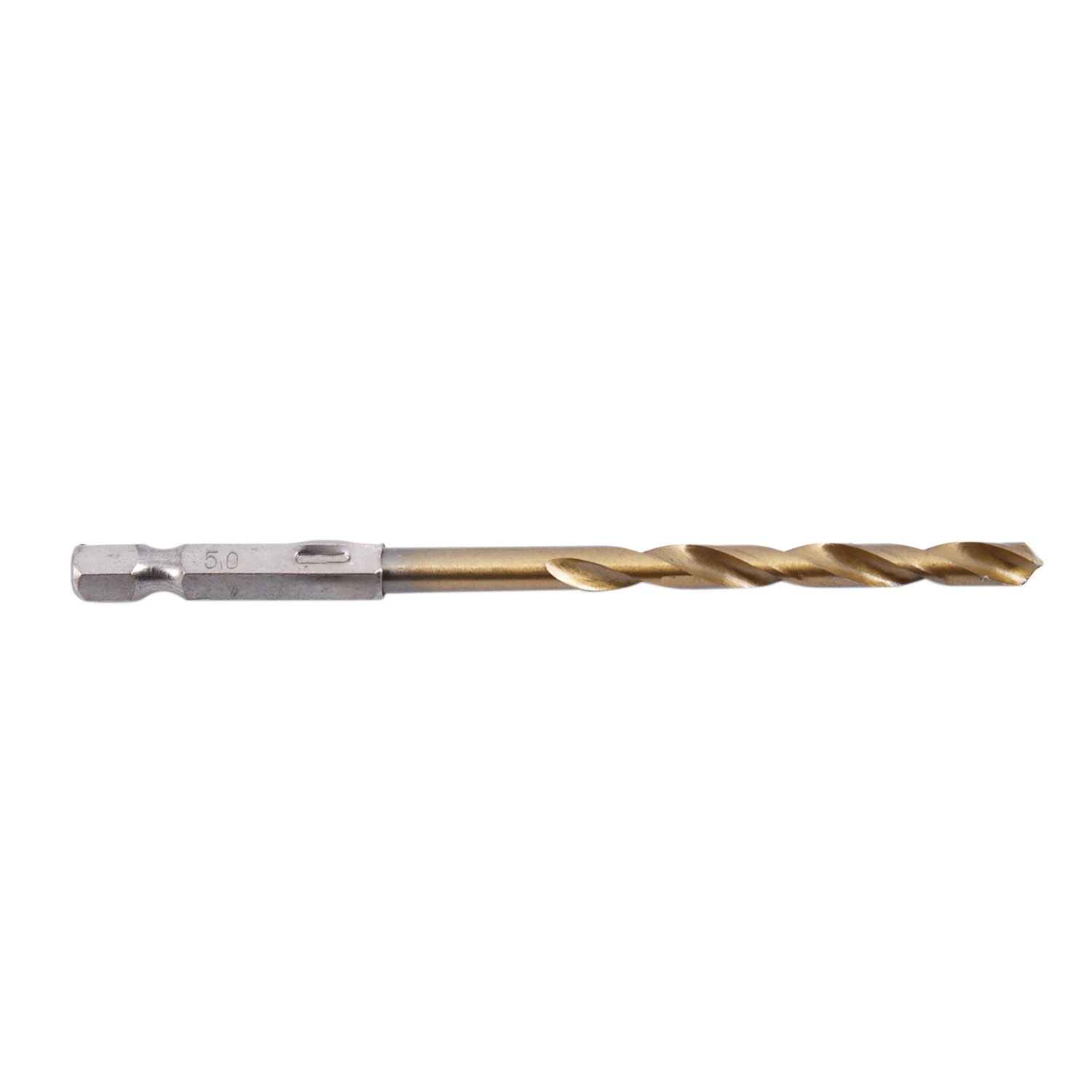 13Pc HSS Titanium Coated Drill Bit Set With 1/4inch Hex Shank