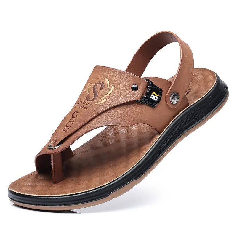 

New Summer Men Flip Flops Beach Slippers Man Sandals Non-Slip Home Chanclas Slipper Indoor House Anti-Slip Zapatos Hombre Shoes