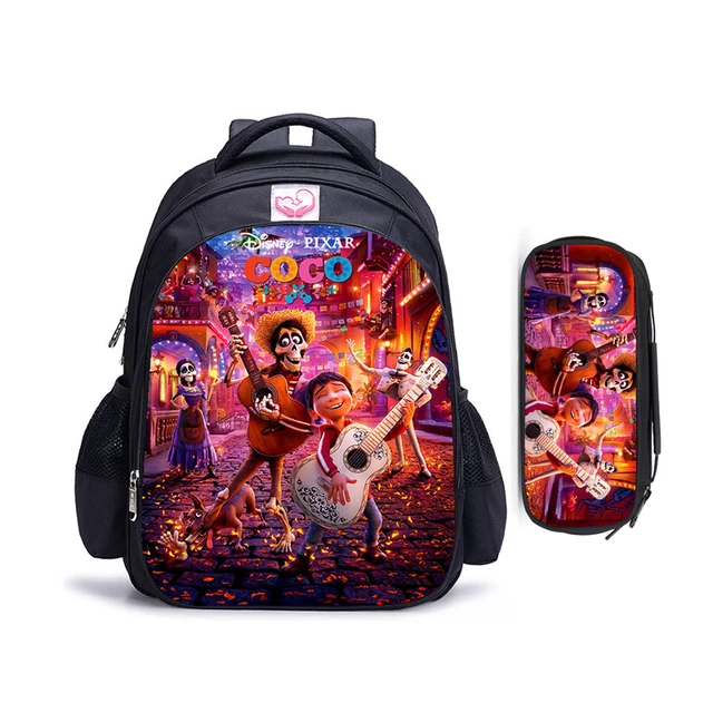 Disney Coco Backpack, Coco Cartoon Disney, Pixar Coco Backpack