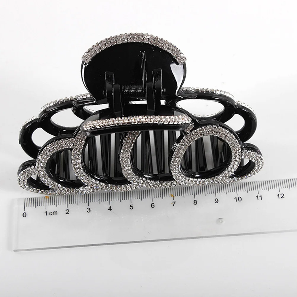 Fashion Hair Jewelry Hair Crab Clamp Large Rhinestones Jaw Clips Strong Hair Claw Clips Hair Styling Accessories For Women Girl 3