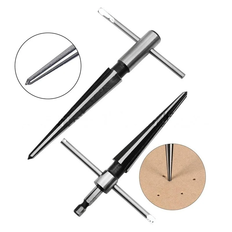 Conical Reamer 3-13mm 5-16mm Hexagonal Handle Woodworking Conical Drill for Hole Expansion, Chamfering, and Deburring Tools 3