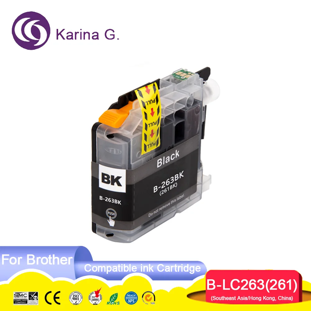 Compatible for LC263 LC261 ink cartridges Suit for MFC-J480DW DCP-J562DW MFC-J