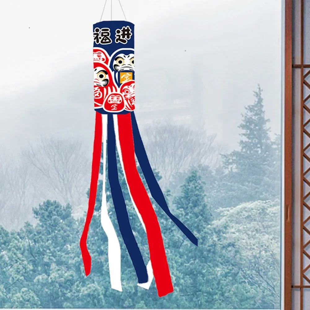 Wasserdichte Windrichtung-Flaggen zum Aufhängen, Banner, 100 cm, Karpfen-Windsack, Festival-Zubehör, Ornamente, Basteln für Restaurant, Sushi, Garten – Detail 4