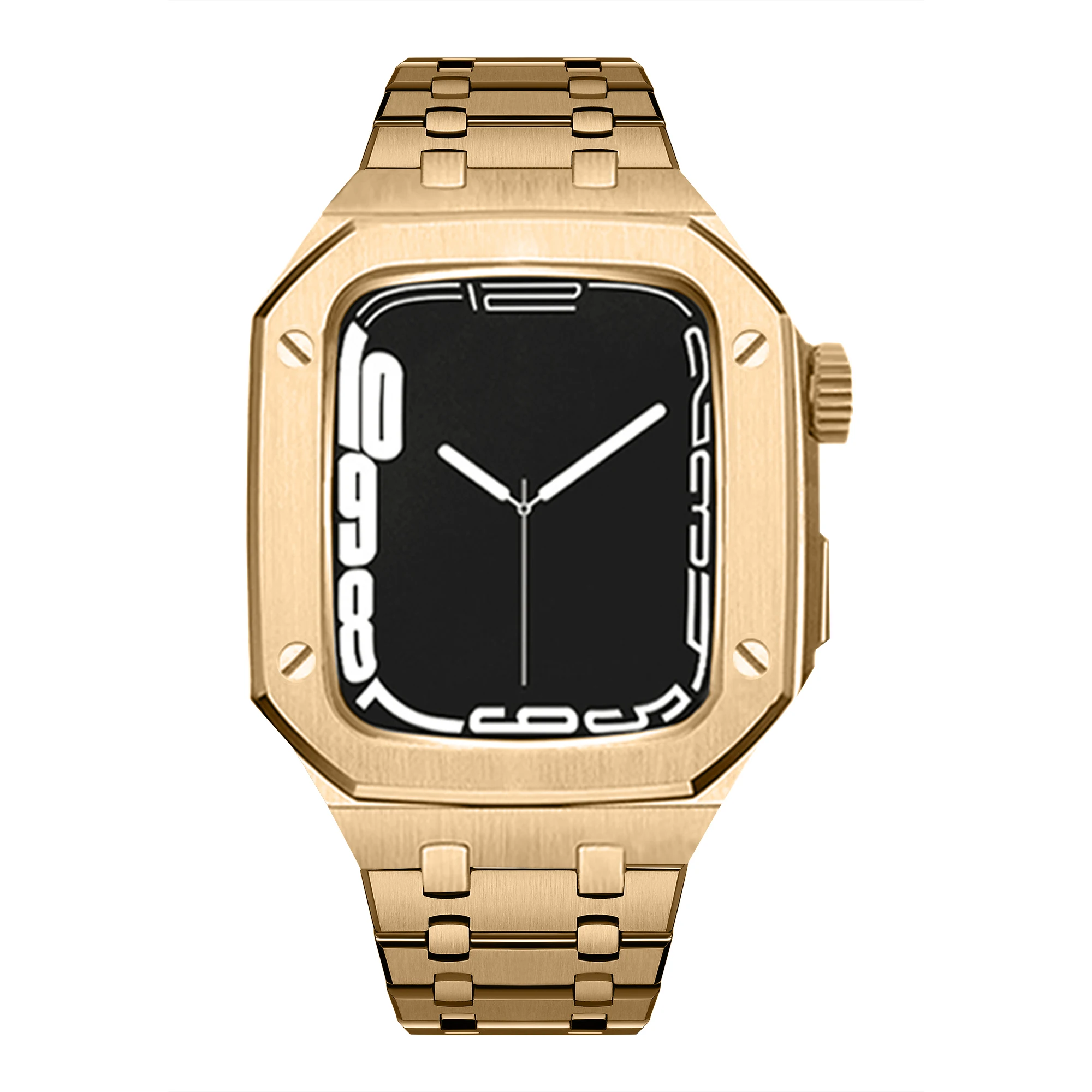 Luxury Stainless Steel Mod Kit with Metal Case and Band Set