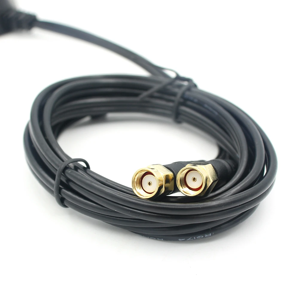 High Gain 2.4G 5.8G 5G Dual Frequency Extension Cable External Antenna Magnetic
