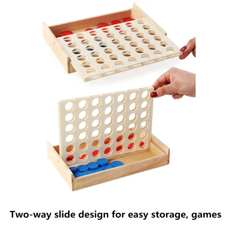 4 in a Row Interest Chess Board Game for Boys/Girls Birthday Gifts Discs Game G99C 4