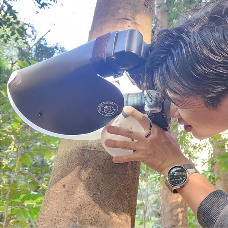 식물 곤충 디테일 매크로 사진 말굽 디퓨저, 둘러싸인 반사판, 미니 3W 초점 조명 세트, laowa100F2.8, 90x105mm