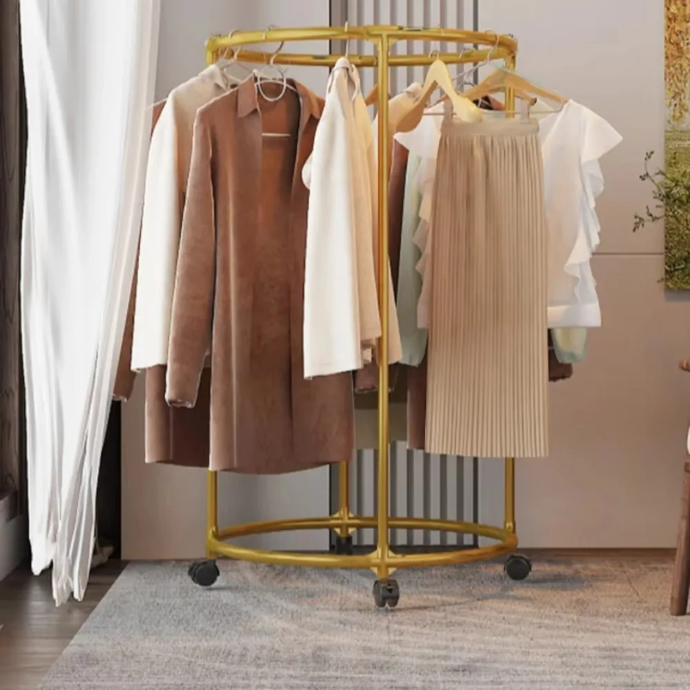 Tendedero giratorio para suelo, perchero giratorio multifuncional