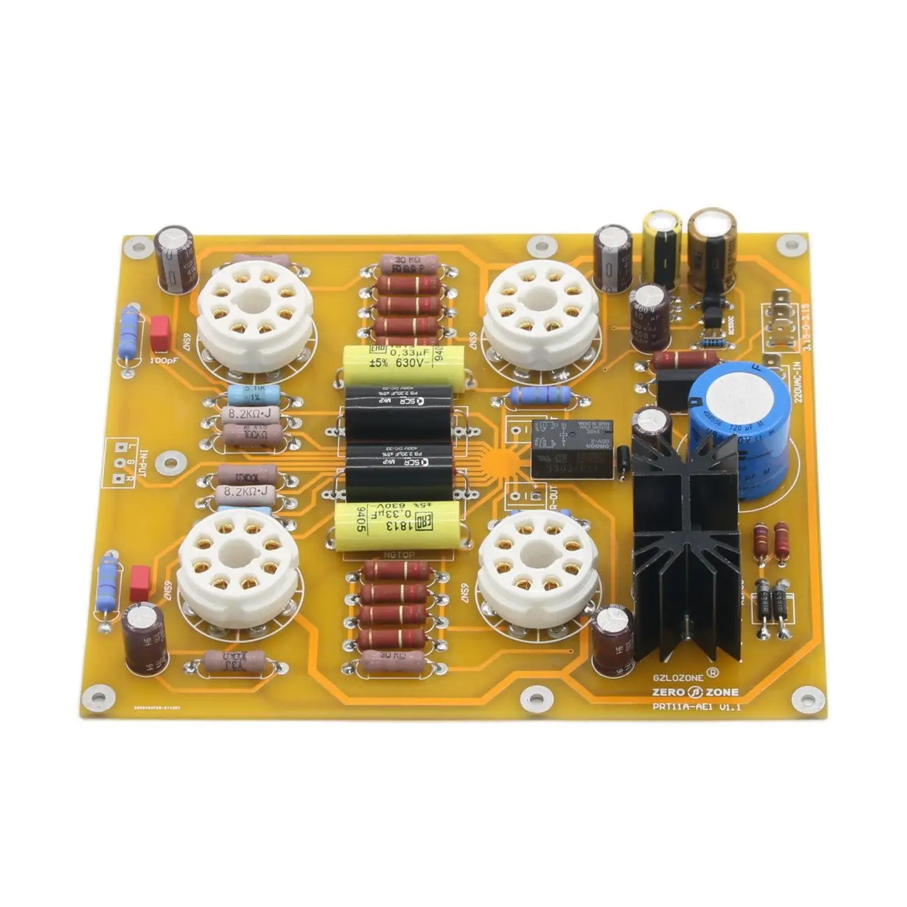 

PRT11A 6SN7/6N8P вакуумная трубчатая плата предварительного усилителя HiFi стерео домашний аудио Предварительный усилитель см. CARY-AE1 схема