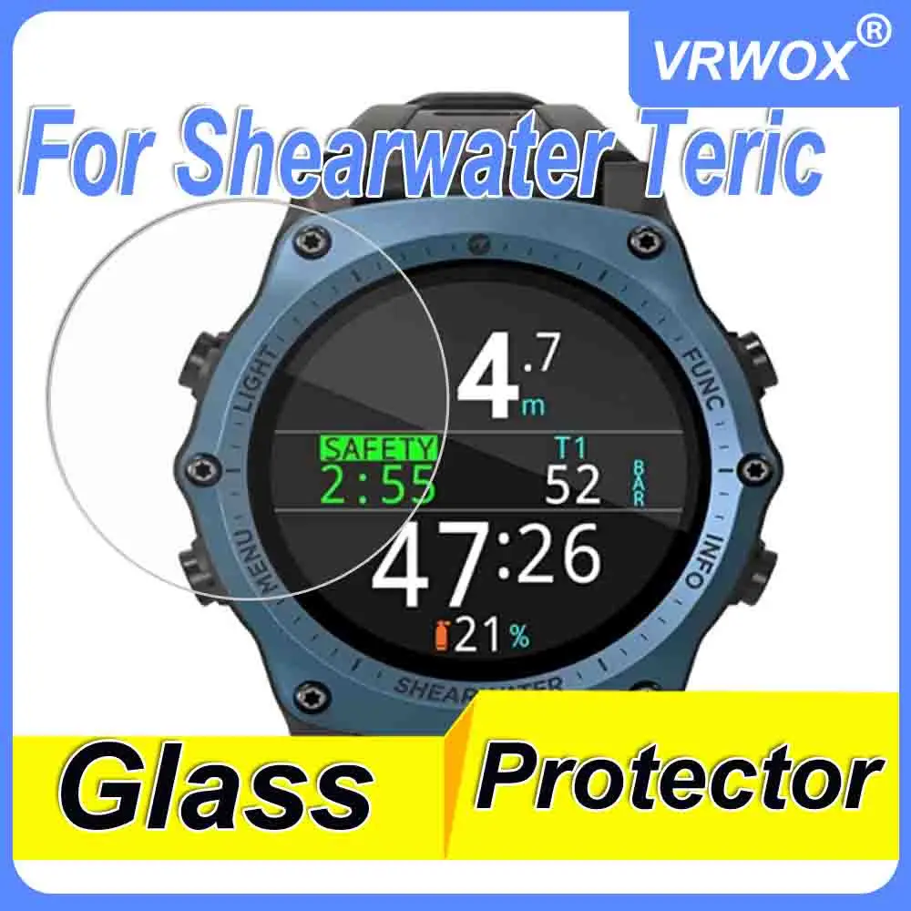 

3Pcs Glass Protector For Shearwater Research Teric Wrist Dive Watch Tempered Screen Protector